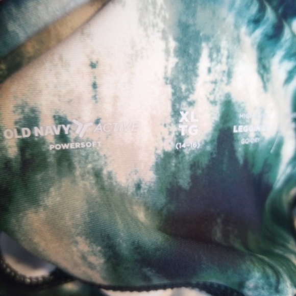 Old Navy Kids Leggings - Blue and White - Picture 2 of 3